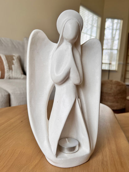 Hand-Carved Soapstone 1 Piece Set - Angel of Light